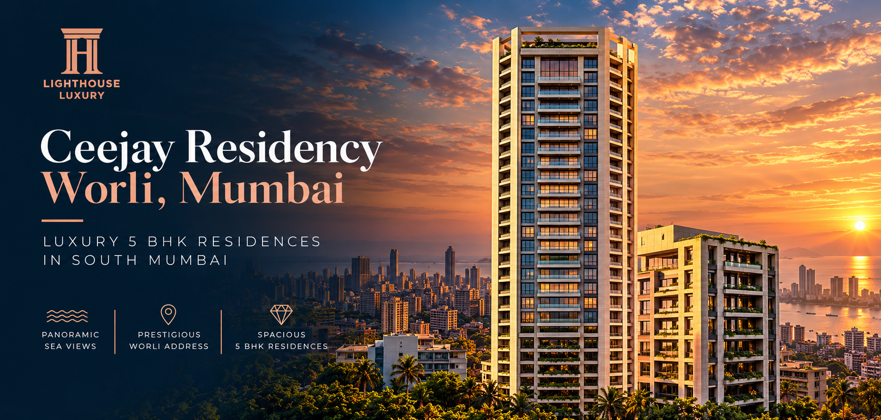 Ceejay Residency Worli, Mumbai: Luxury 5 BHK Residence in South Mumbai